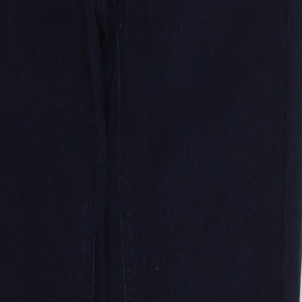 Dickins & Jones Womens Blue  Cotton Skinny Jeans Size 8 L28 in Regular Button