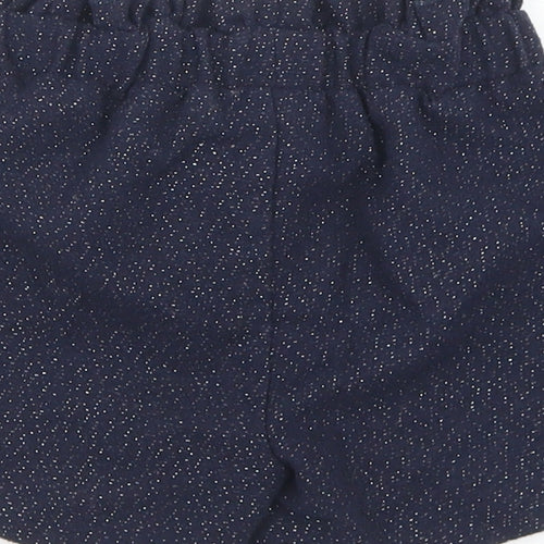 Dunnes Stores Girls Blue  Polyester Paperbag Shorts Size 2-3 Years  Regular