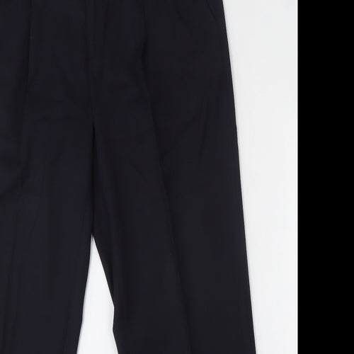 Debenhams Mens Blue  Polyester Trousers  Size 36 L30 in Regular