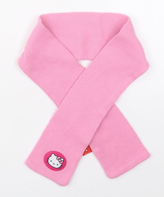 Hello Kitty Girls Pink  Acrylic Scarf Scarves & Wraps One Size
