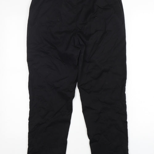 Croft & Barrow Womens Black  Cotton Trousers  Size S L28 in Regular