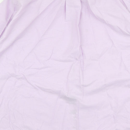 NEXT Mens Purple  Cotton  Dress Shirt Size 15.5 Collared Button