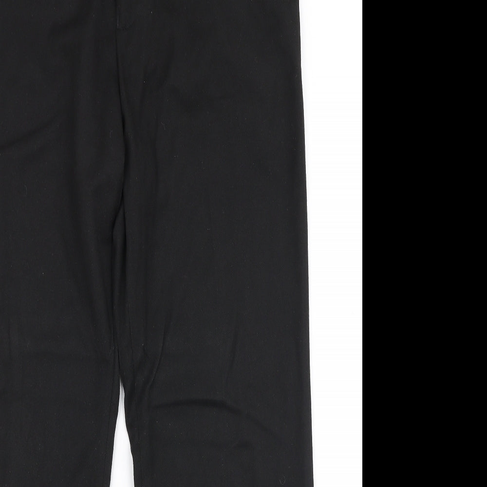 NEXT Mens Black  Polyester Dress Pants Trousers Size 32 in L29 in Regular Zip
