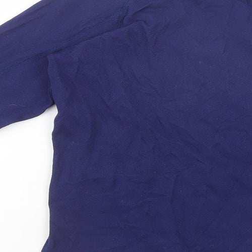 Helly Hansen Boys Blue  Polypropylene Pullover T-Shirt Size 10 Years Crew Neck Pullover