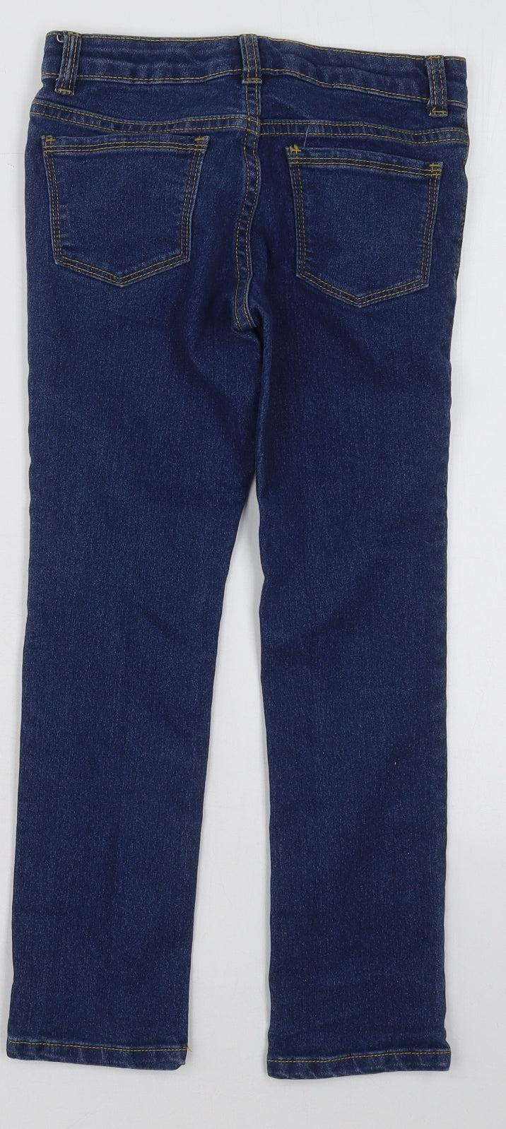Crazy 8 Girls Blue  Cotton Skinny Jeans Size 7 Years  Regular Button