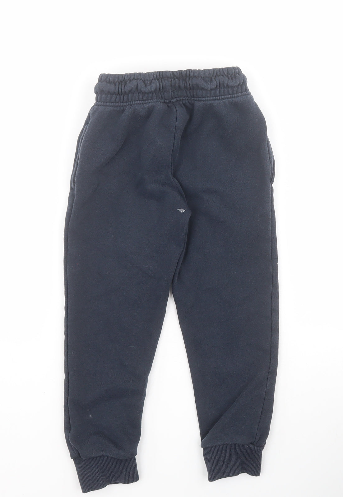 Dunnes Boys Blue  Cotton Jogger Trousers Size 5 Years  Regular Drawstring