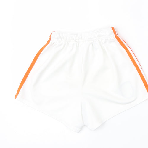 O'Neills Boys White  Polyester Sweat Shorts Size 7-8 Years  Regular Drawstring