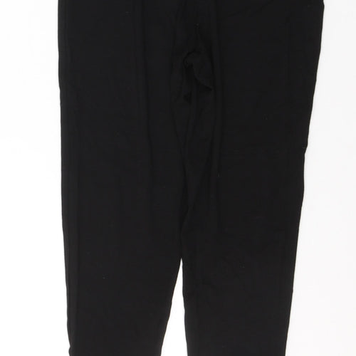 Marks and Spencer Womens Black  Viscose Pedal Pusher Leggings Size 10 L24 in