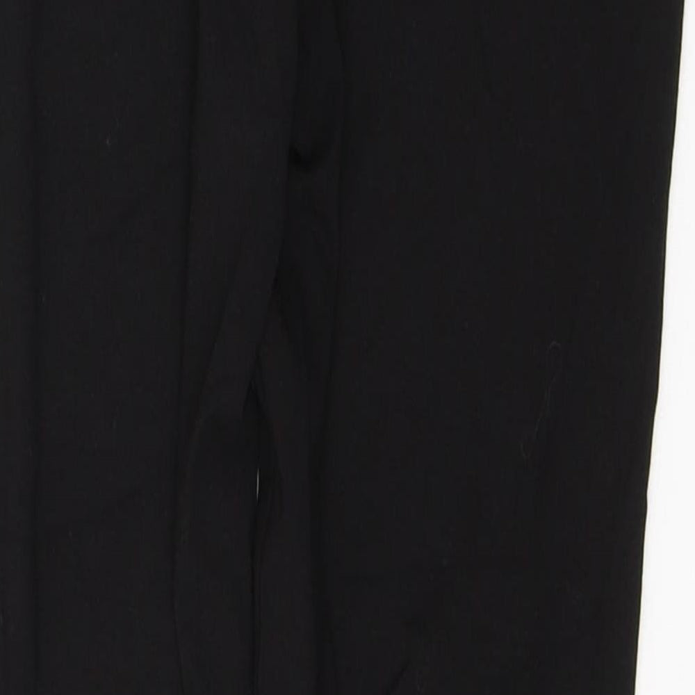 Marks and Spencer Womens Black  Viscose Pedal Pusher Leggings Size 10 L24 in
