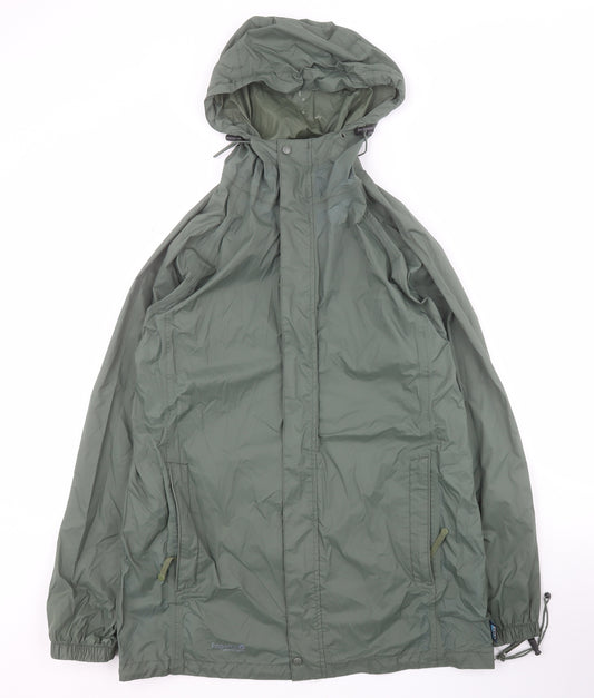 Regatta Mens Green   Rain Coat Coat Size S  Zip