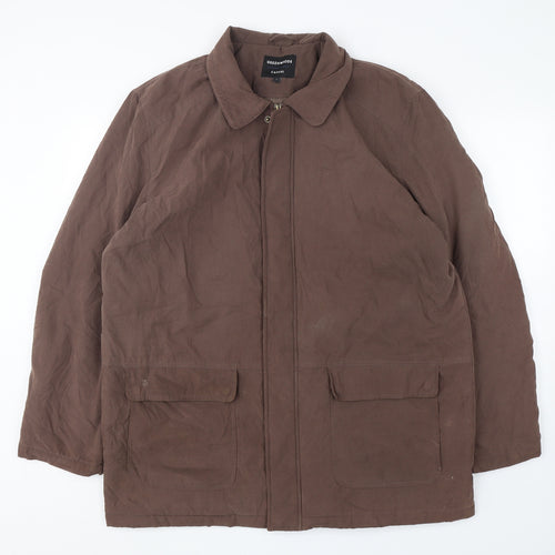 Greenwoods Mens Brown   Jacket  Size L  Zip