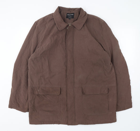 Greenwoods Mens Brown   Jacket  Size L  Zip