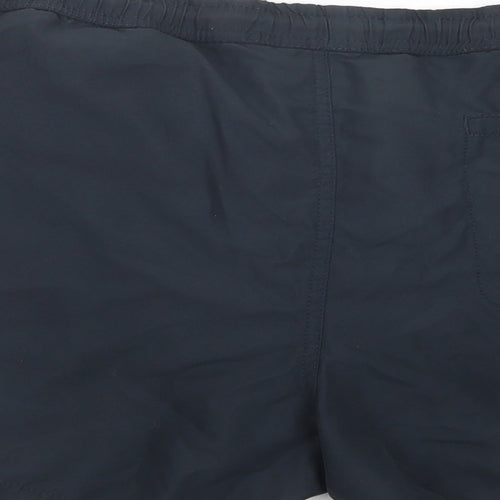 New Look Mens Blue  Polyester Bermuda Shorts Size S L6 in Regular Drawstring