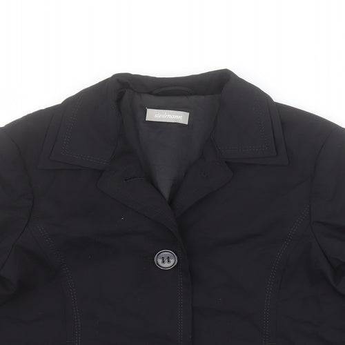 Steilmann Womens Black   Jacket  Size 10  Button
