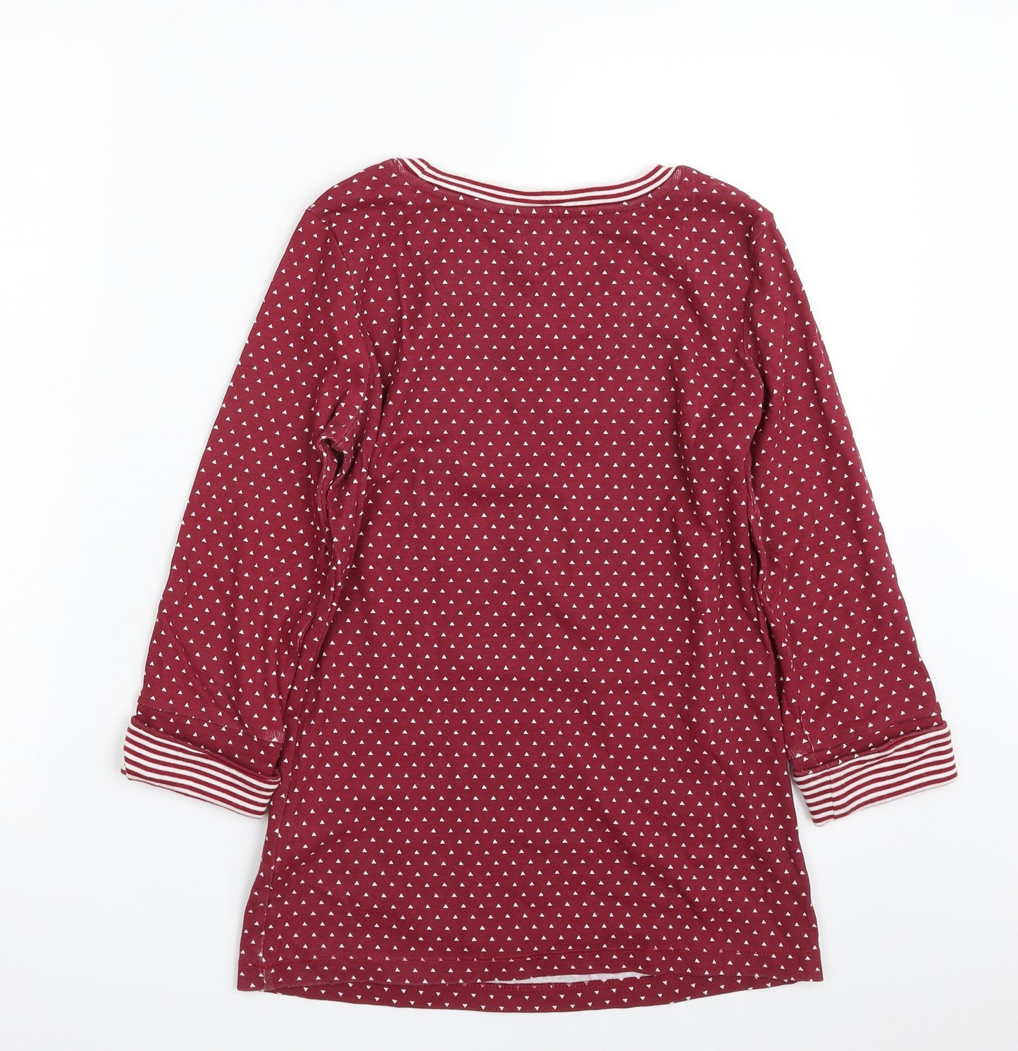 AJC Womens Purple Geometric 100% Cotton Pullover Sweatshirt Size XS  Pullover - 79