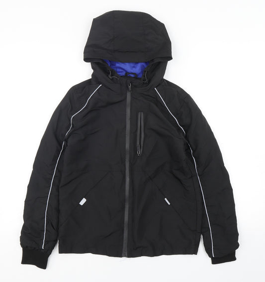 PEP&CO Boys Black   Windbreaker Jacket Size 11-12 Years