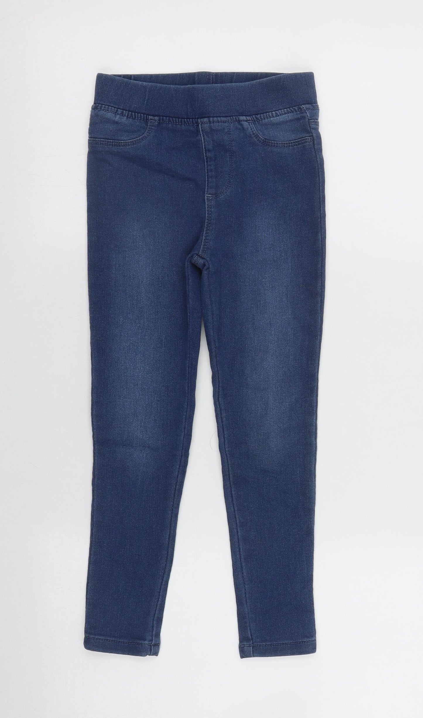 Dunnes Stores Girls Blue  Cotton Jegging Jeans Size 5-6 Years  Regular