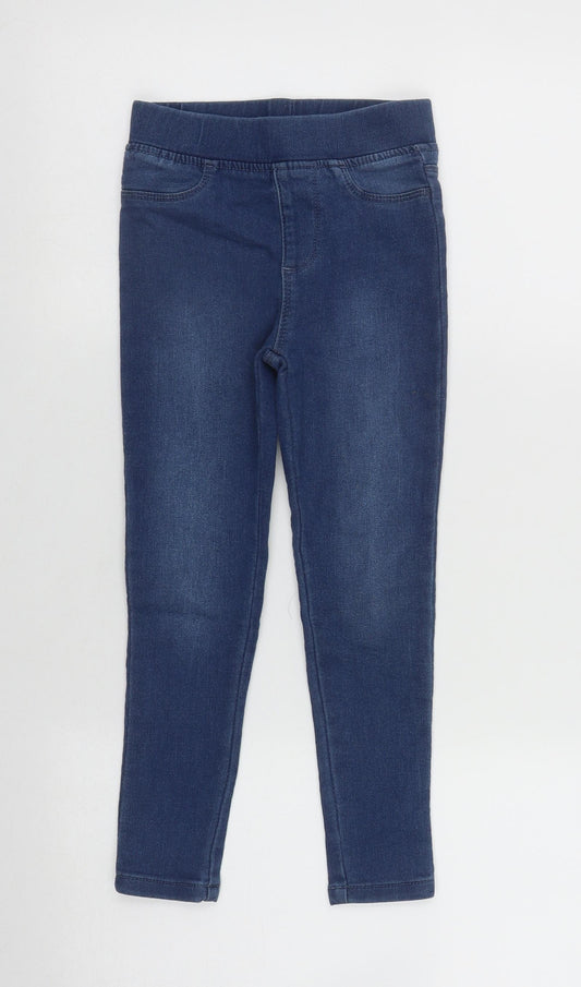 Dunnes Stores Girls Blue  Cotton Jegging Jeans Size 5-6 Years  Regular