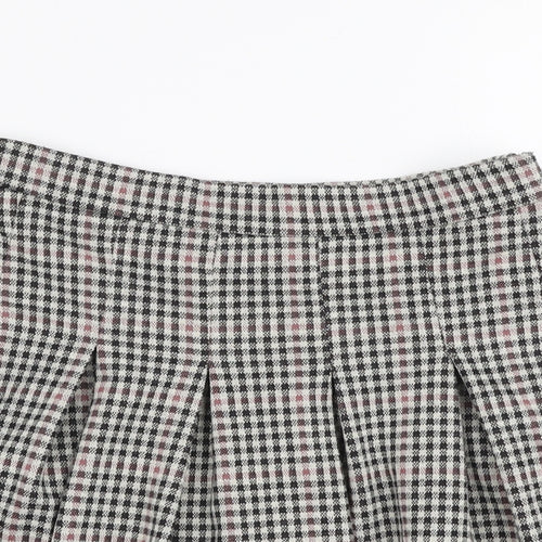Primark Girls Multicoloured Plaid Polyester Pleated Skirt Size 11-12 Years  Regular Zip