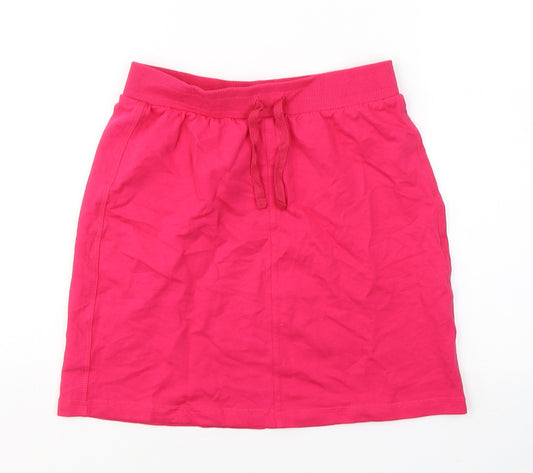 Studio Girls Pink  Cotton Skater Skirt Size 10-11 Years  Regular Pull On