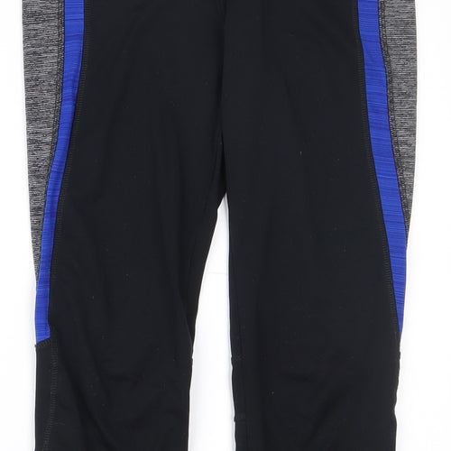 Dunnes Stores Womens Black  Polyester Jogger Leggings Size 10 L22 in Regular Pullover