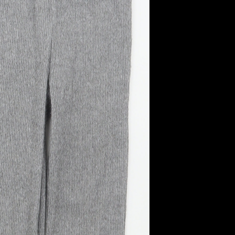 Jeff&Co Girls Grey  Polyester Sweatpants Trousers Size 5-6 Years  Regular Drawstring