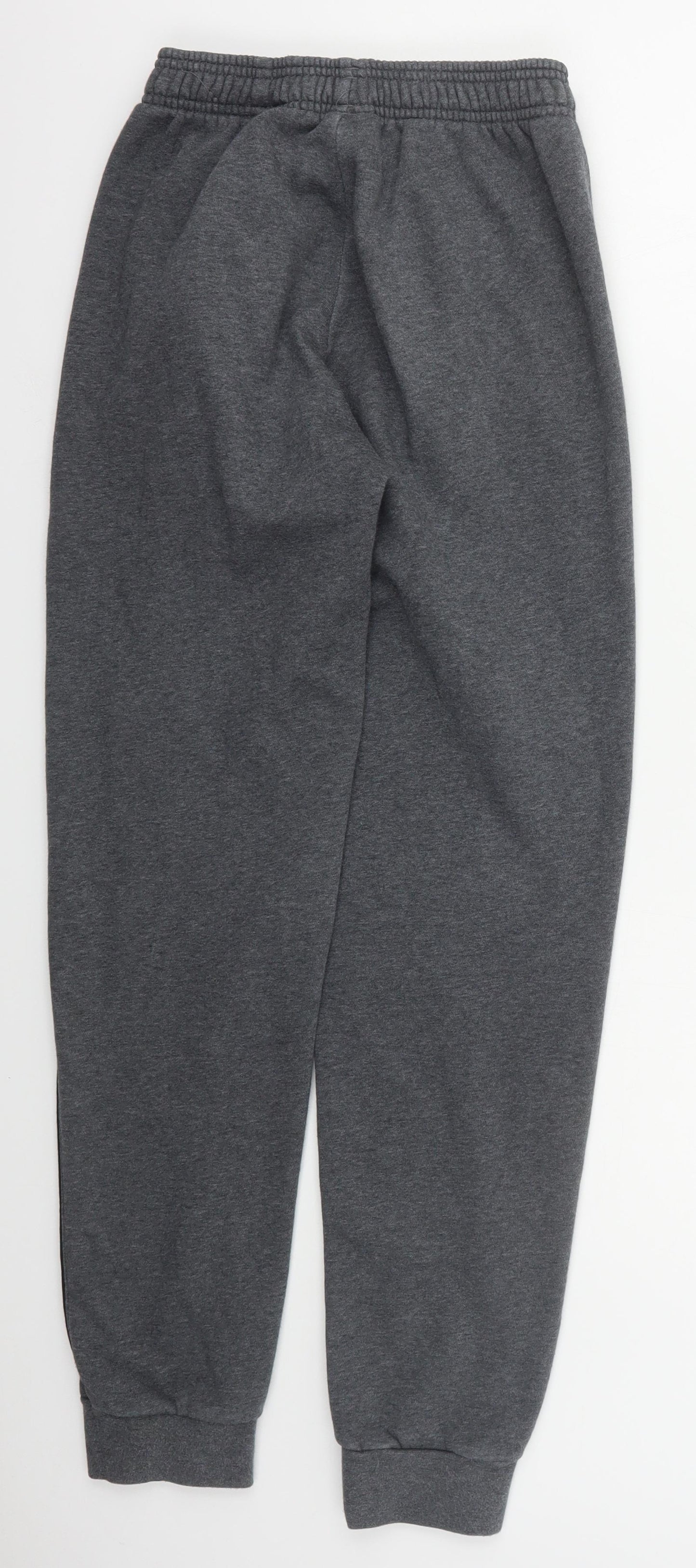 adidas Mens Grey  Cotton Sweatpants Trousers Size XS L29 in Regular Drawstring