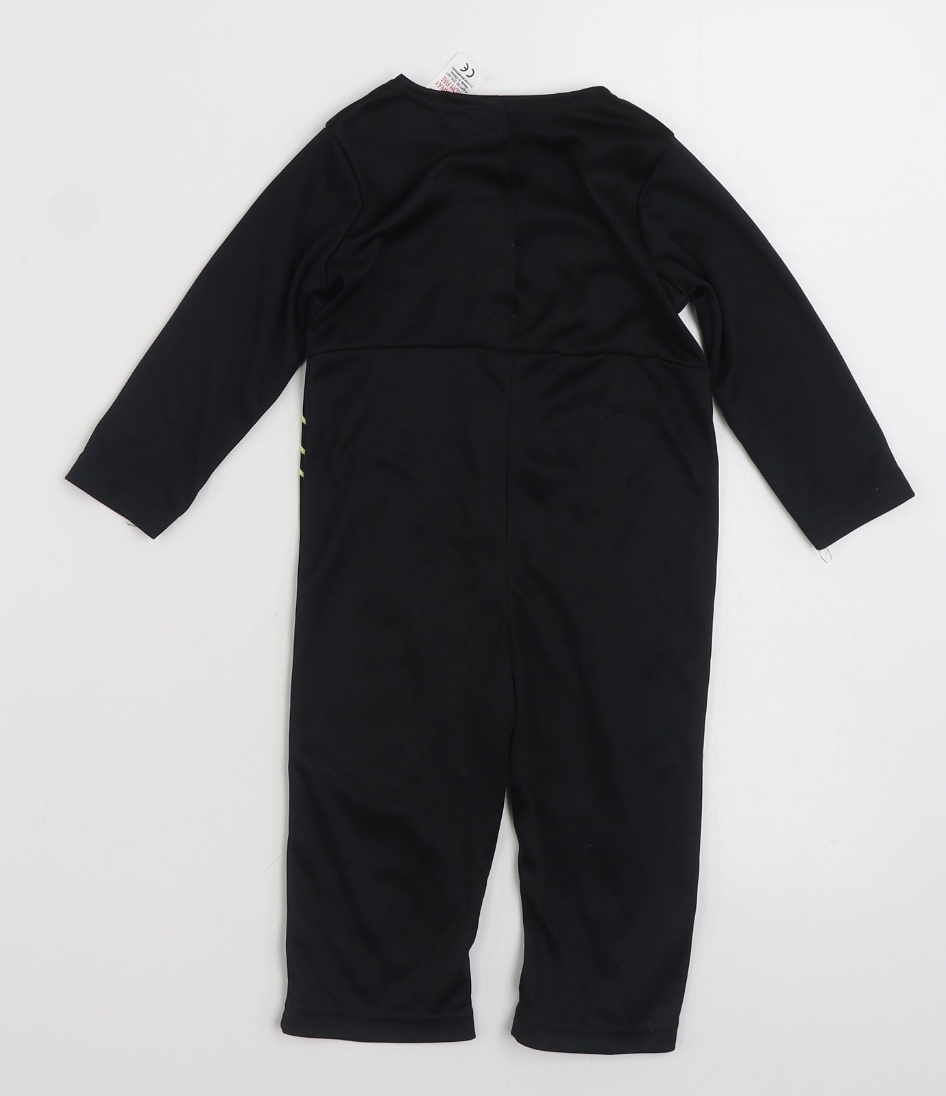 TESCO Baby Black Solid Polyester One Piece Size 9 12 Months