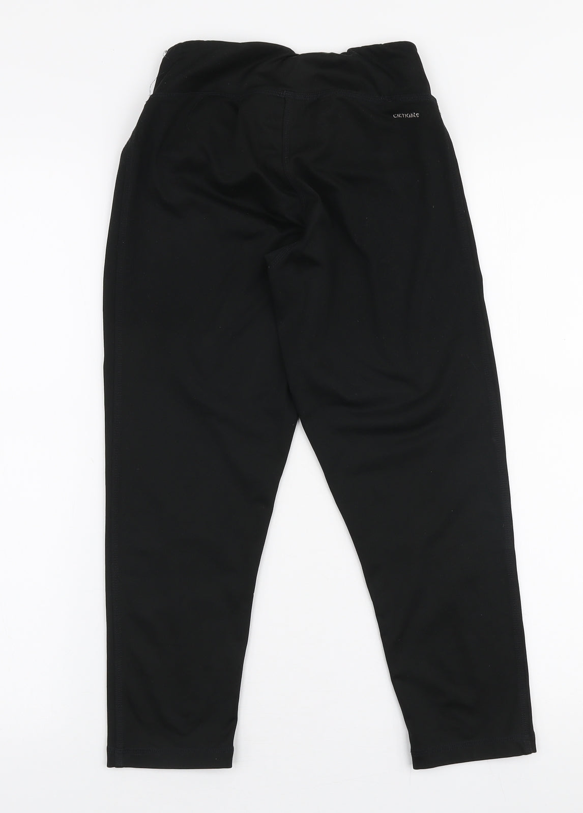 adidas Womens Black  Polyester Capri Leggings Size XS L21 in Slim Pullover