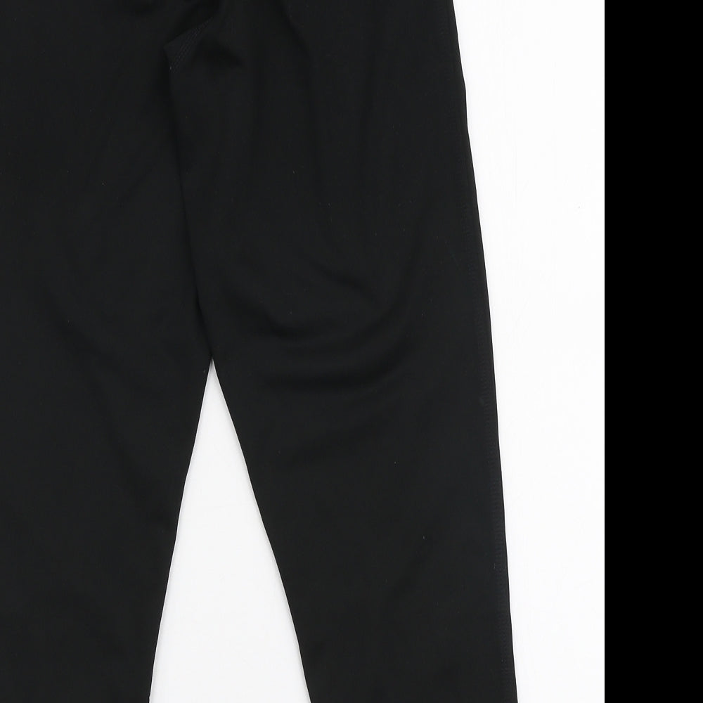 adidas Womens Black  Polyester Capri Leggings Size XS L21 in Slim Pullover