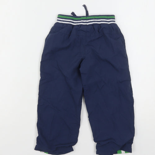 Dunnes Stores Boys Blue  Polyester Jogger Trousers Size 2-3 Years  Regular
