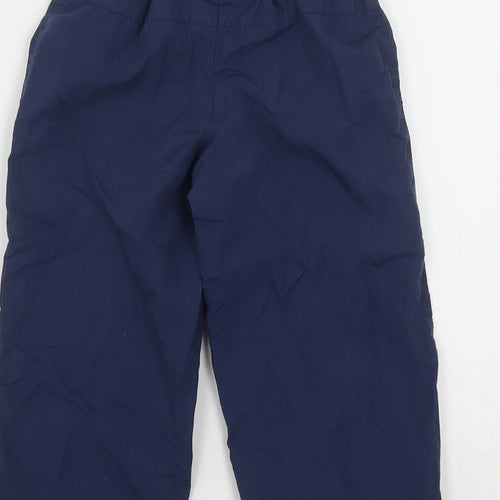 Dunnes Stores Boys Blue  Polyester Jogger Trousers Size 2-3 Years  Regular