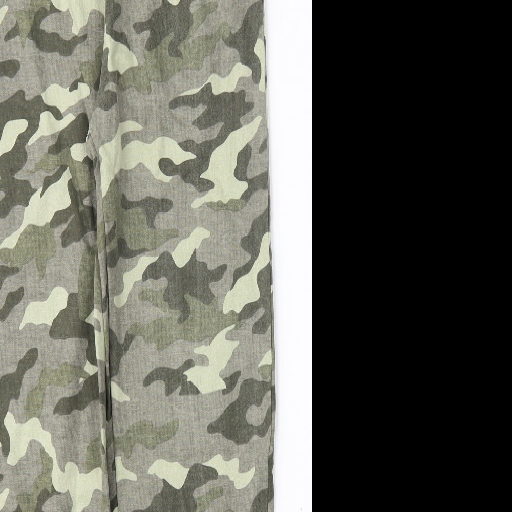 DKNY Girls Multicoloured Camouflage Cotton Jogger Trousers Size 8-9 Years  Regular