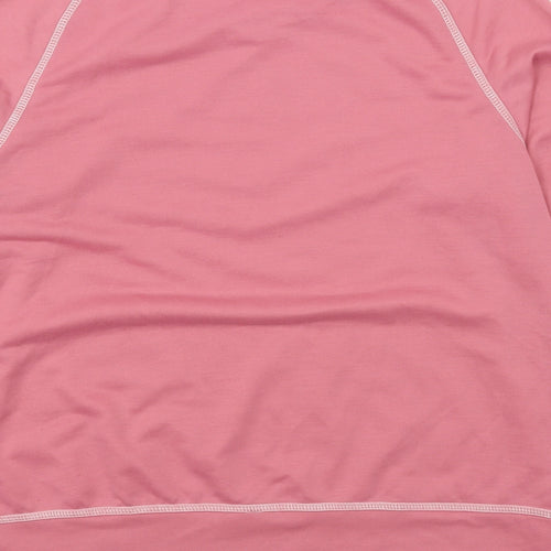 MissLook Womens Pink  Cotton Blend Pullover Sweatshirt Size M  Pullover