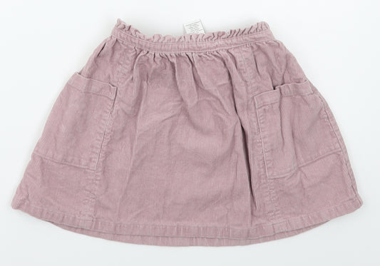 NEXT Girls Pink  Cotton Skater Skirt Size 4-5 Years  Regular