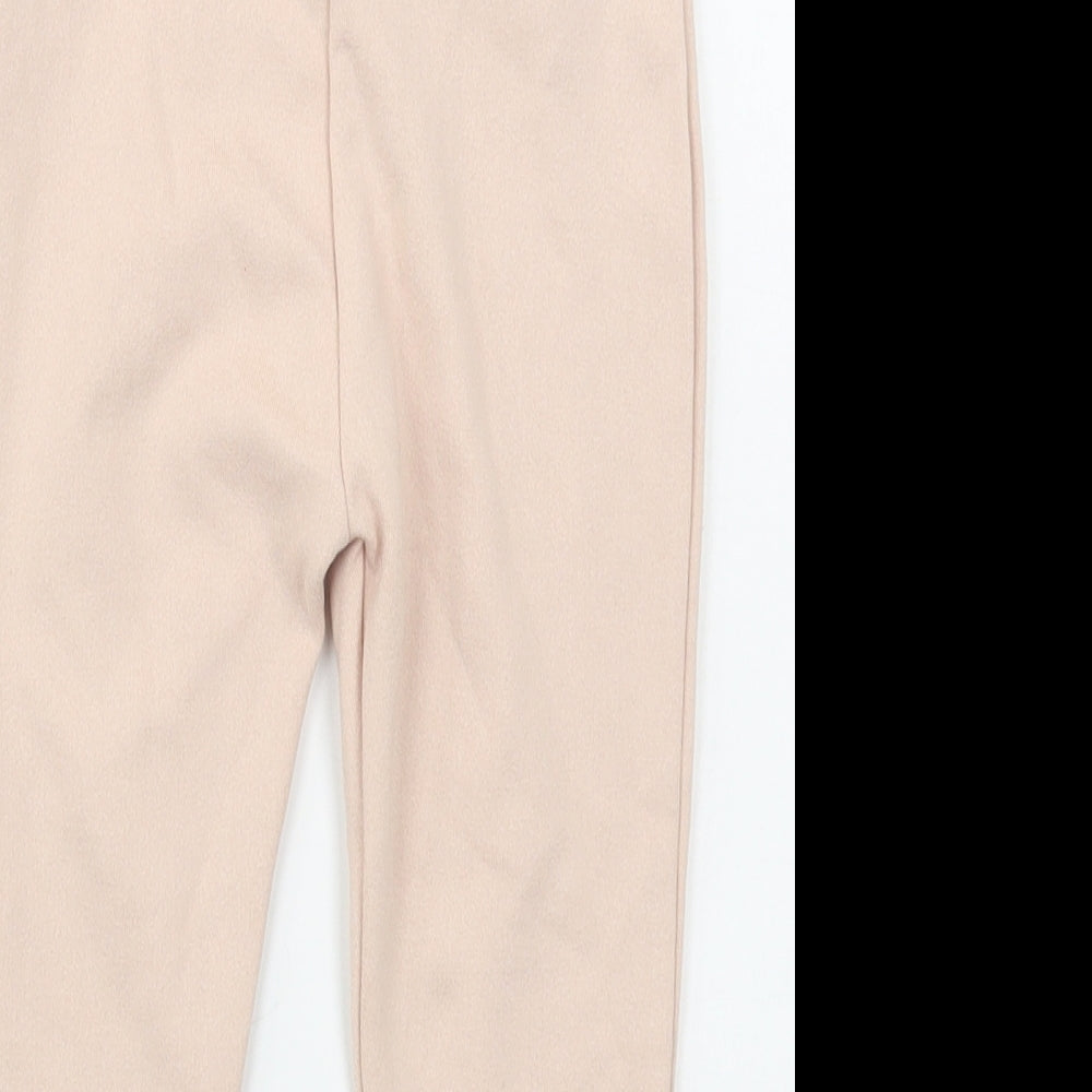 River Island Girls Pink  Viscose Carrot Trousers Size 3-4 Years  Regular