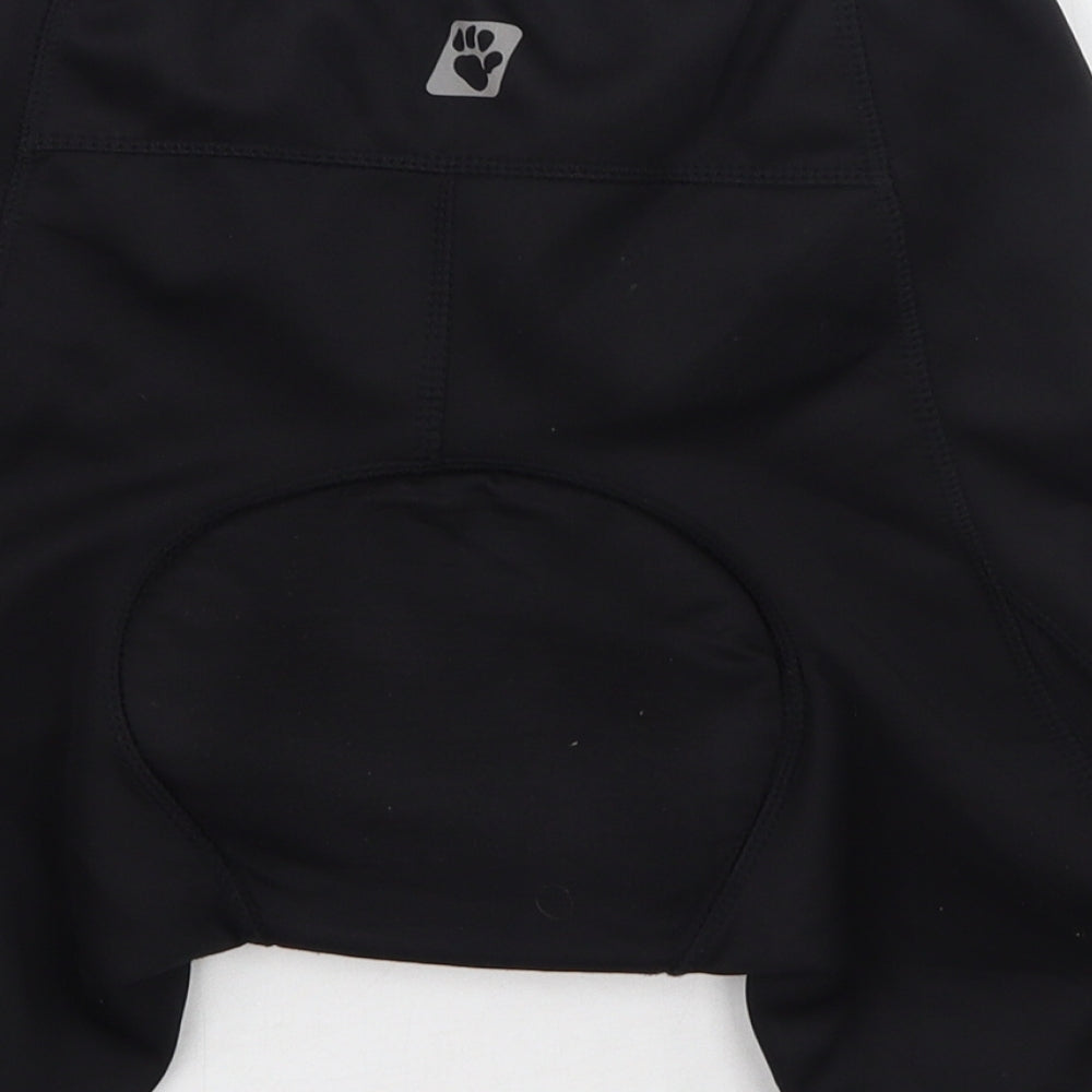 Muddy Fox Mens Black  Polyester Sweat Shorts Size S L6 in Regular