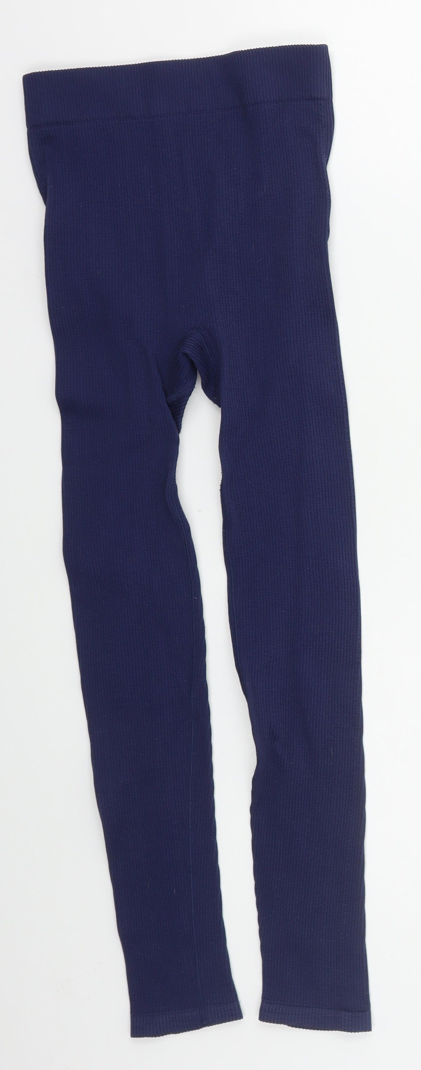 Dunnes Womens Blue  Nylon Compression Leggings Size XS L22 in Regular