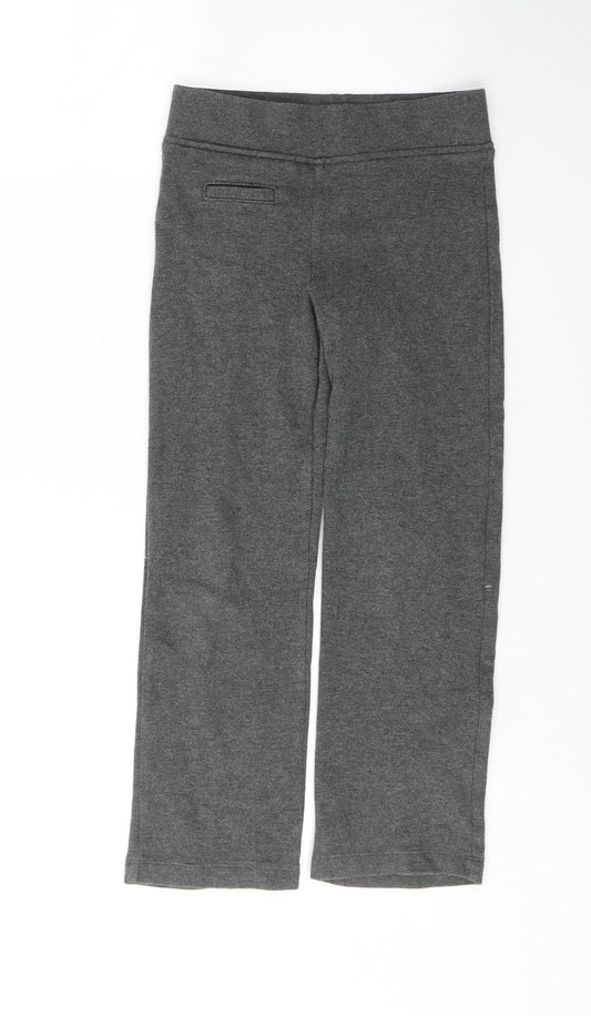 Dunnes Stores Girls Grey  Cotton Sweatpants Trousers Size 5-6 Years  Regular Pullover