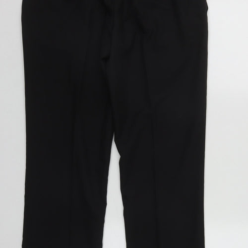 Cedar Wood State Mens Black  Polyester Trousers  Size 32 in L27 in Regular Zip