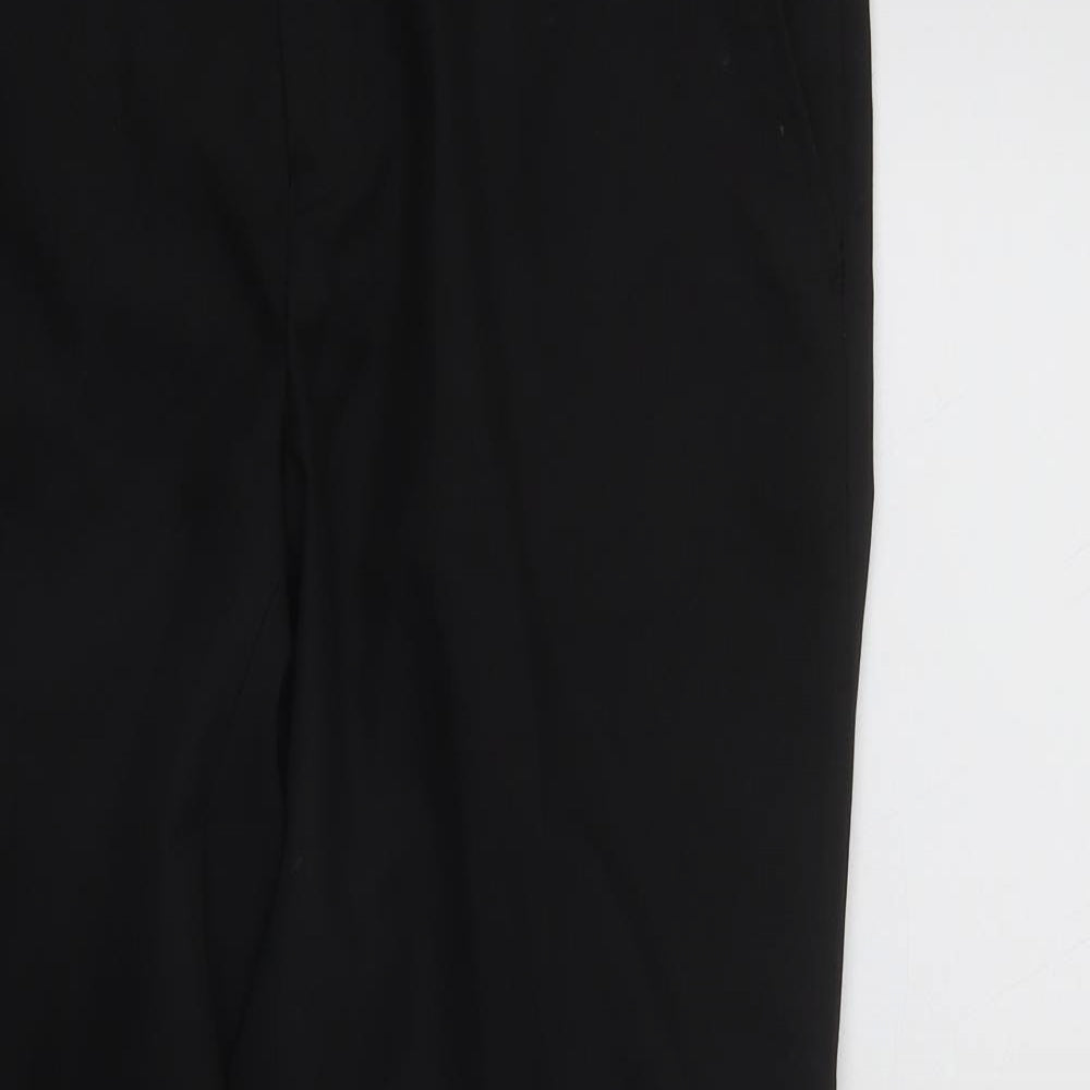 Cedar Wood State Mens Black  Polyester Trousers  Size 32 in L27 in Regular Zip