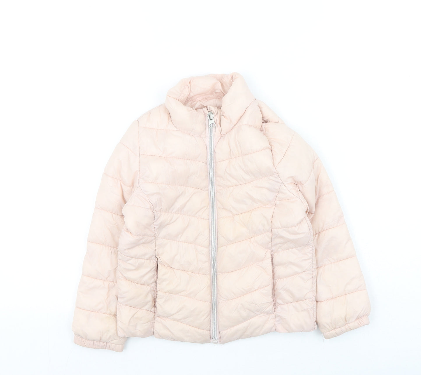 Primark  Girls Pink   Puffer Jacket Coat Size 5-6 Years