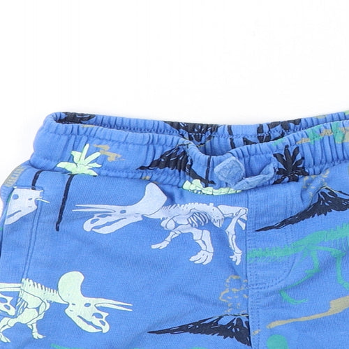 Marks and Spencer Boys Multicoloured  Cotton Utility Shorts Size 2-3 Years  Regular  - palm trees