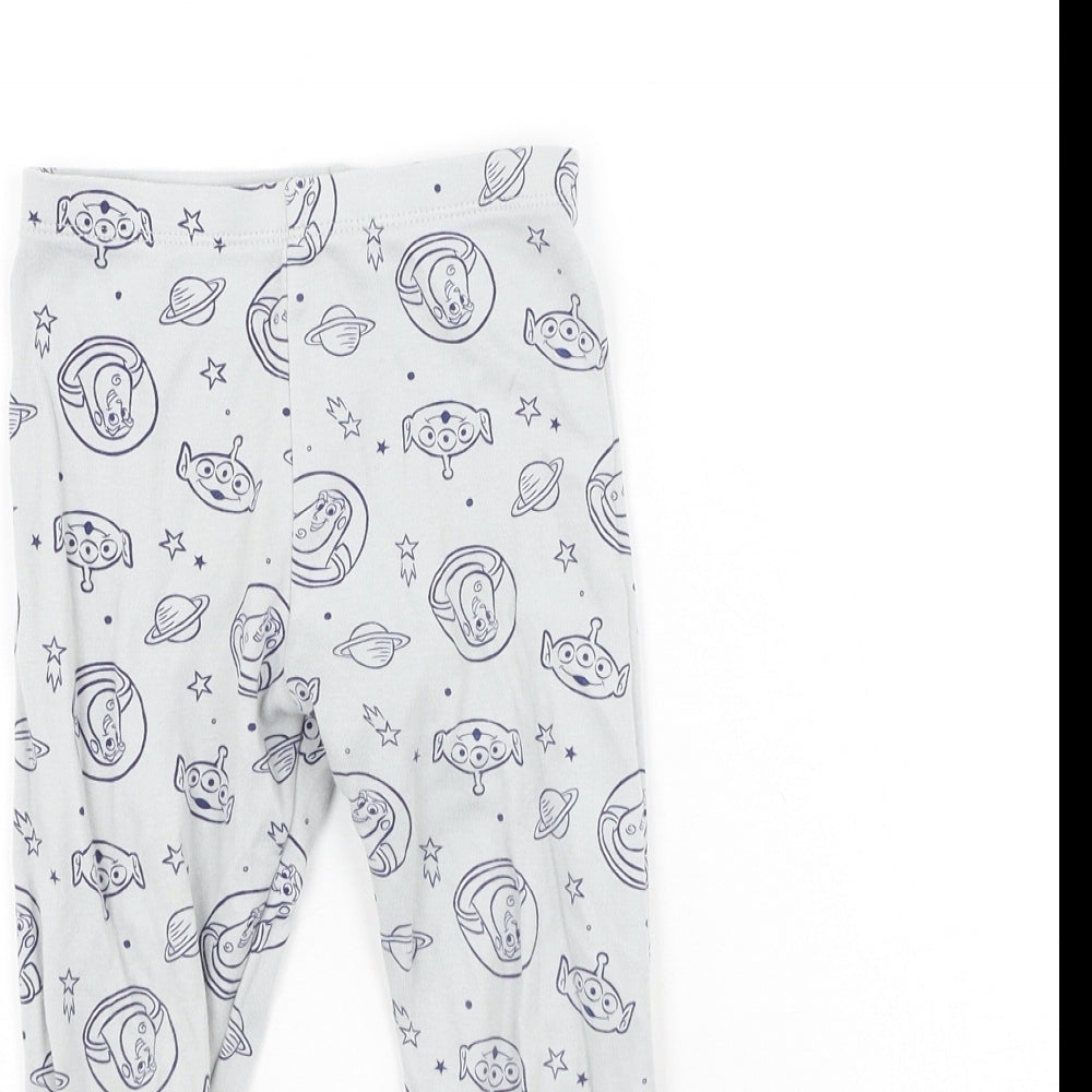 Preworn Boys Grey  Cotton  Pyjama Pants Size 2-3 Years   - Toy story