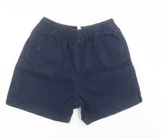 NEXT Boys Blue  Cotton Bermuda Shorts Size 10 Years  Regular