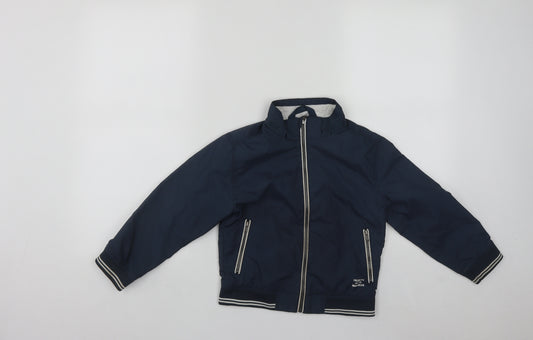 H&M Boys Blue   Basic Jacket Jacket Size 6-7 Years  Zip