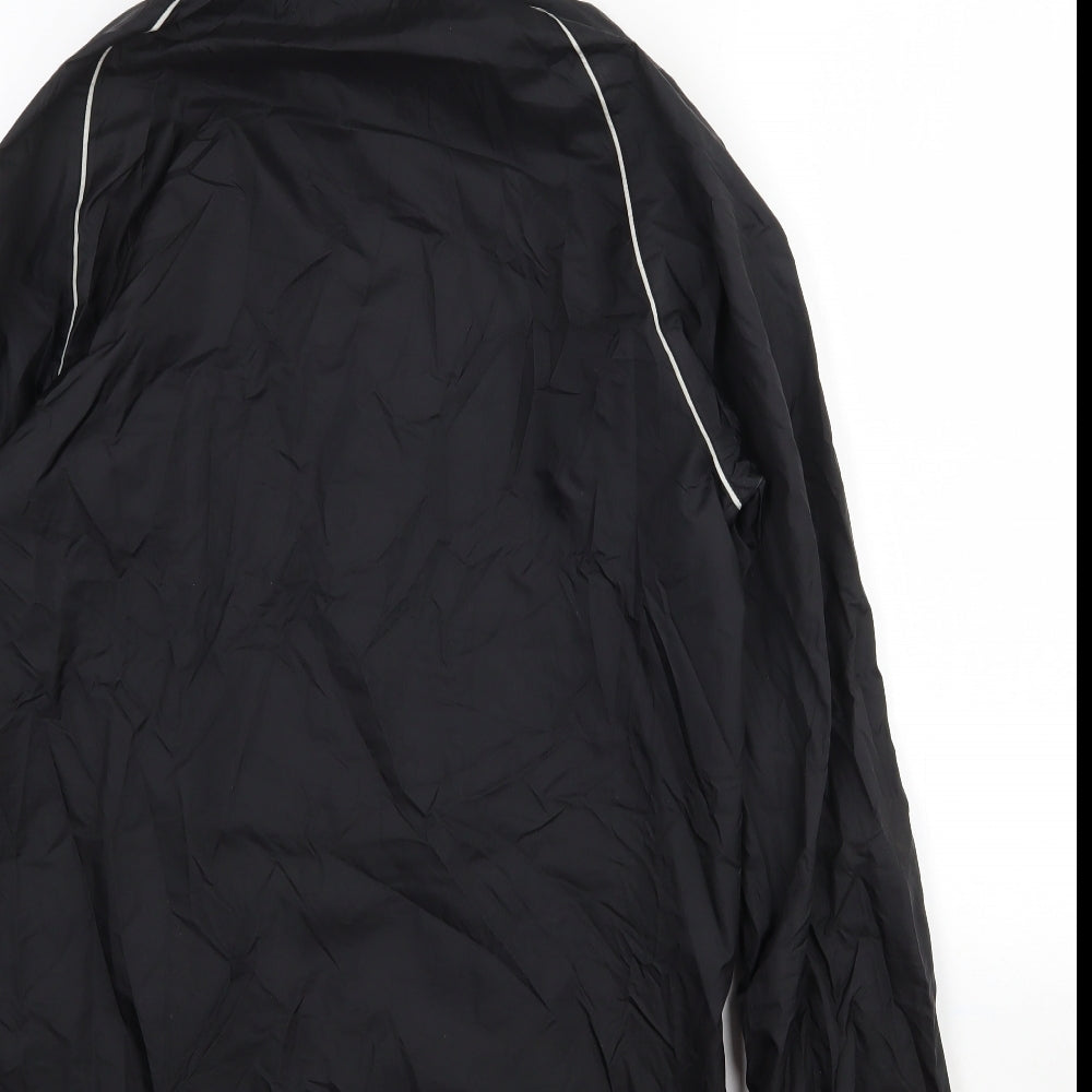 adidas Mens Black   Windbreaker Jacket Size S  Zip - Football. Derby City