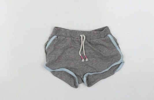 TU Boys Grey  Cotton Sweat Shorts Size 3 Years  Regular Drawstring