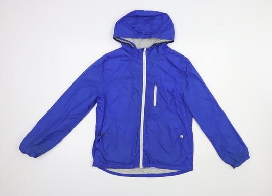 Dunnes Stores Mens Blue   Windbreaker Jacket Size M  Zip