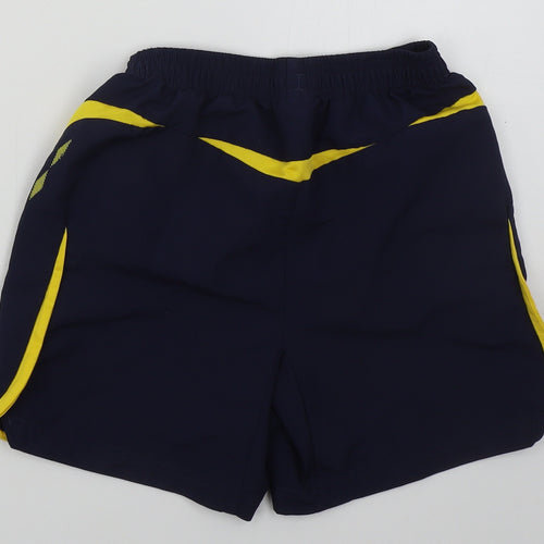 Umbro Boys Blue  Polyester Utility Shorts Size 9 Years  Regular